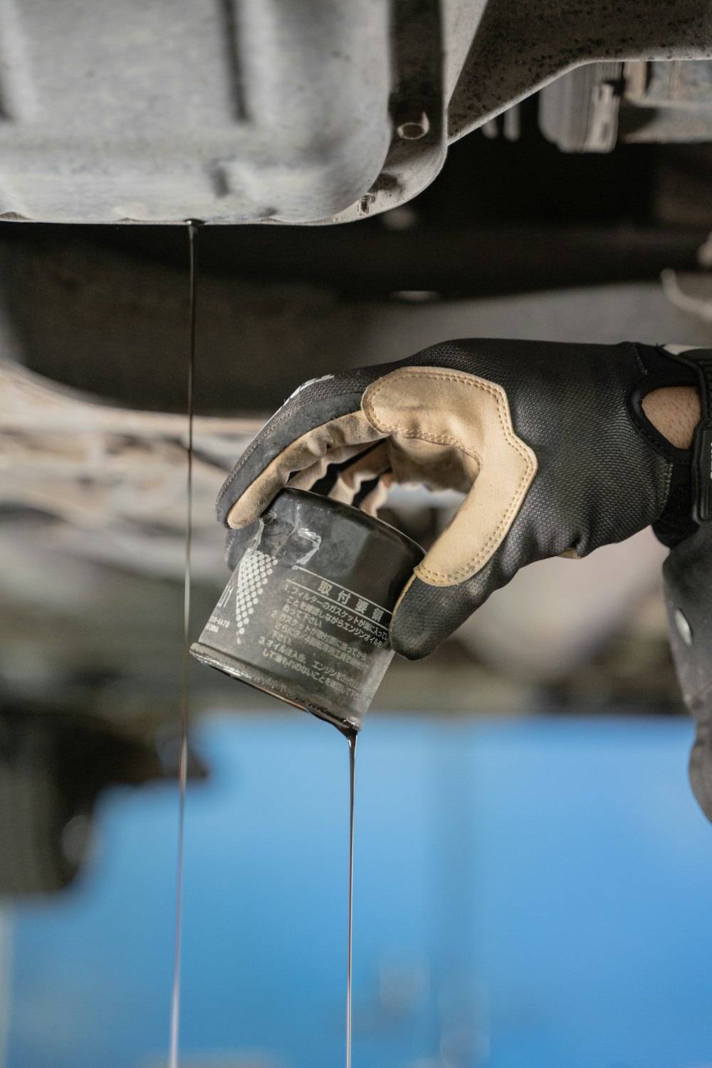 Motordan eski yağın boşaltılması